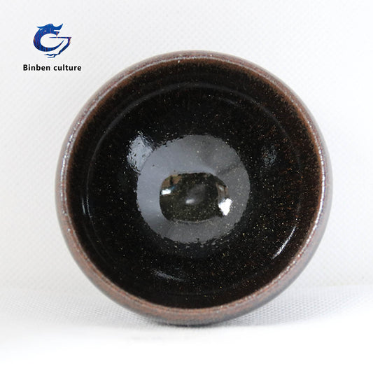 Glazed surface: antique wood fired imperial vessel type: footless bowl