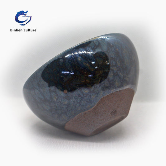Chen Yuanfu's utensil type: footless bowl glazed surface: wood fired kiln transformation