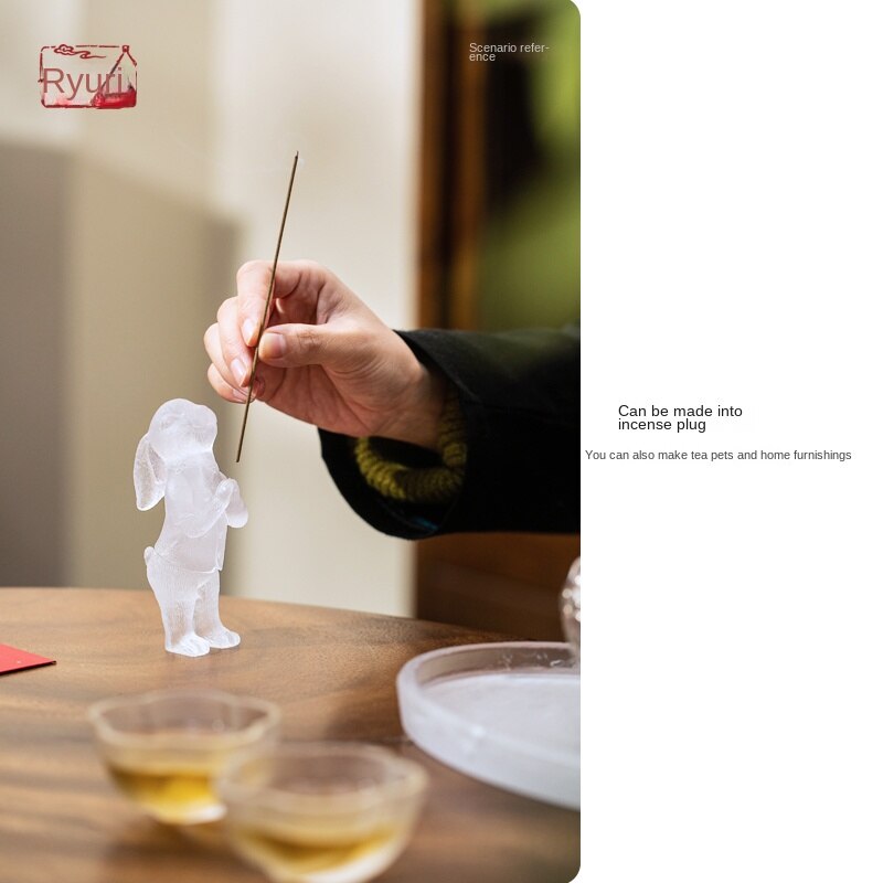 Wishing Rabbit Zodiac Mascot Incense Holder