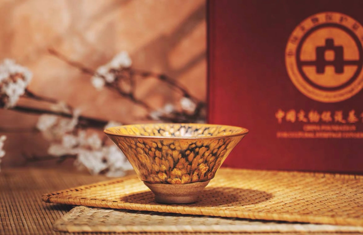 Shenzhou Jianzhan fine tea set Li Ximei Lust Lotus Clothes Master Cup Jianyang Jianzhan Master Cup