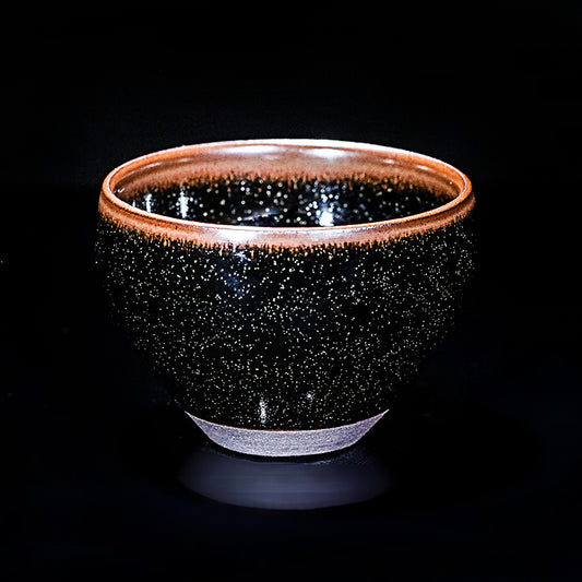 Xu Guozhu Dragon Kiln Wood-fired Jianzhan Master Cup Tea Cup Tea House Tianmu Cup Pure Handmade Tea Cup