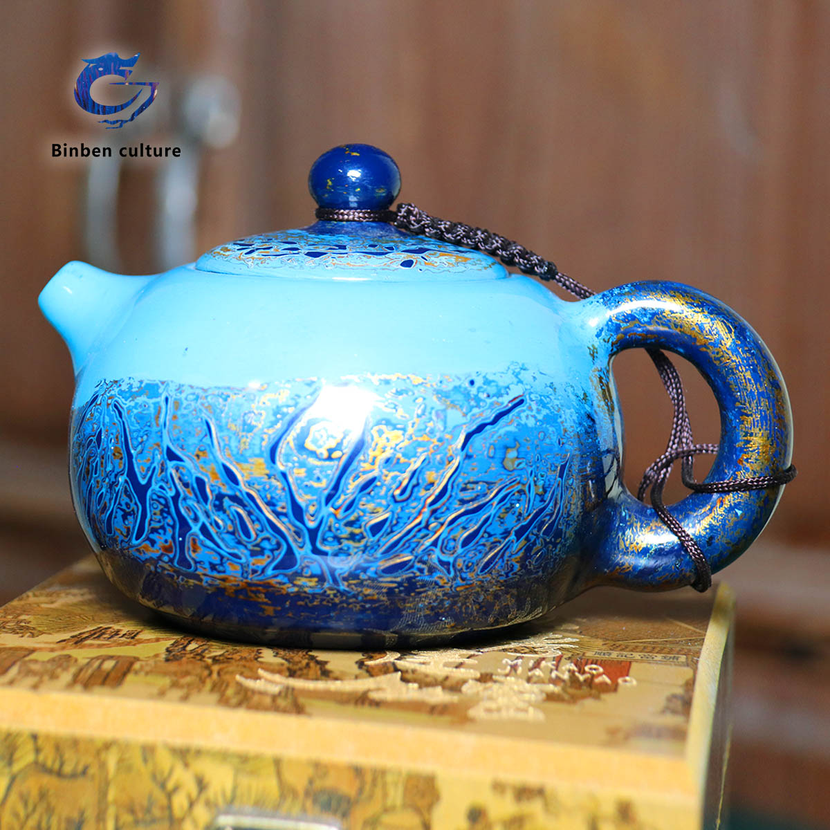 Lacquer Craftsmanship Short Mouth Xishi Pot