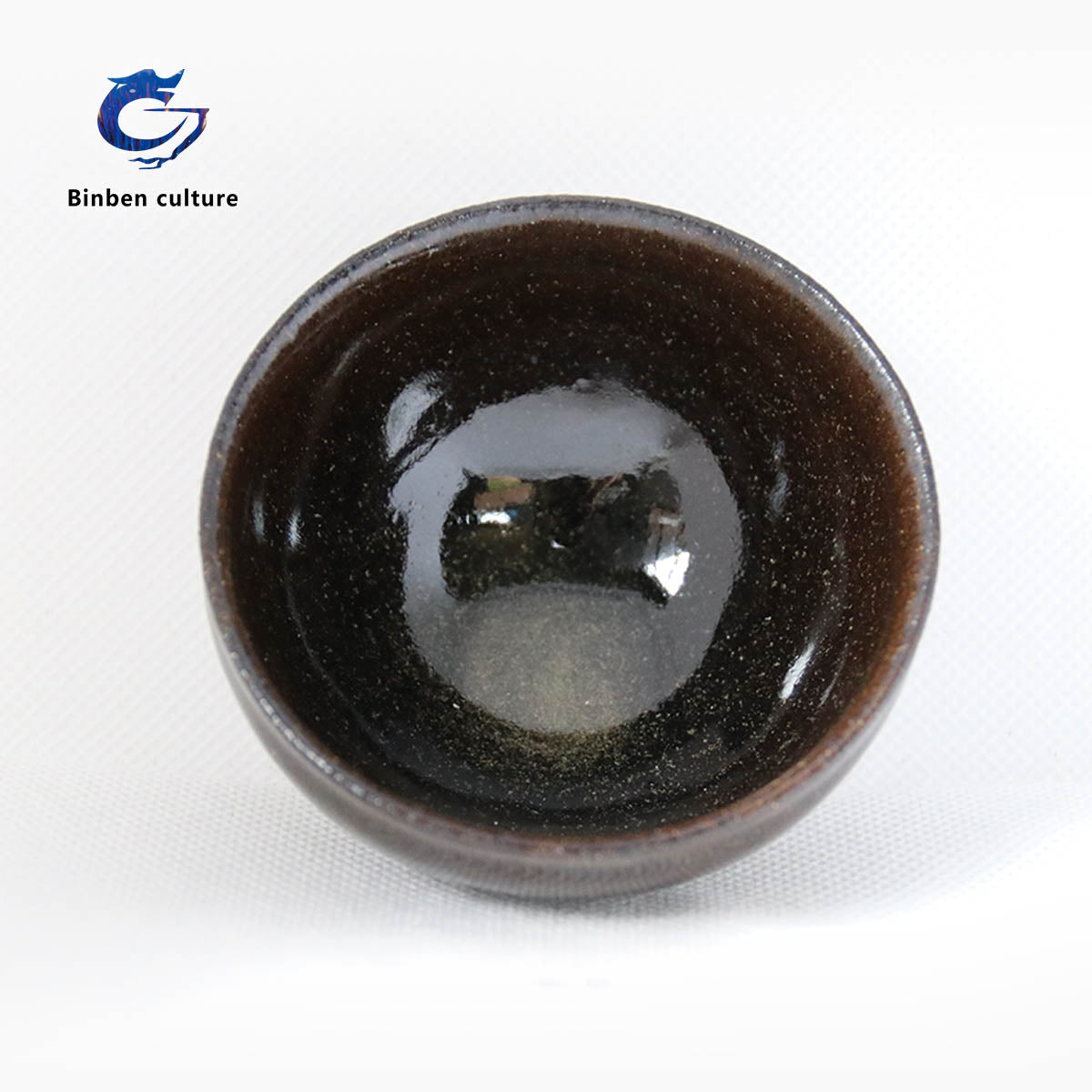 Glazed surface: antique wood fired jade texture Type: bottle cup