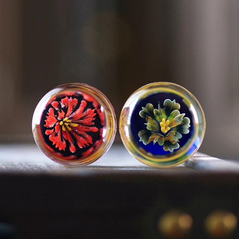 Premium Handcrafted Chinese Glass Lid Rest