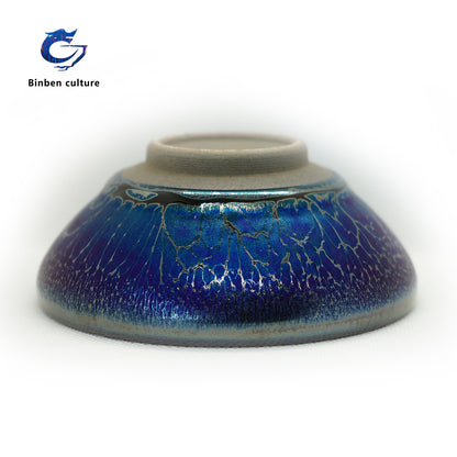 Blue Enchantress series glazed lamp