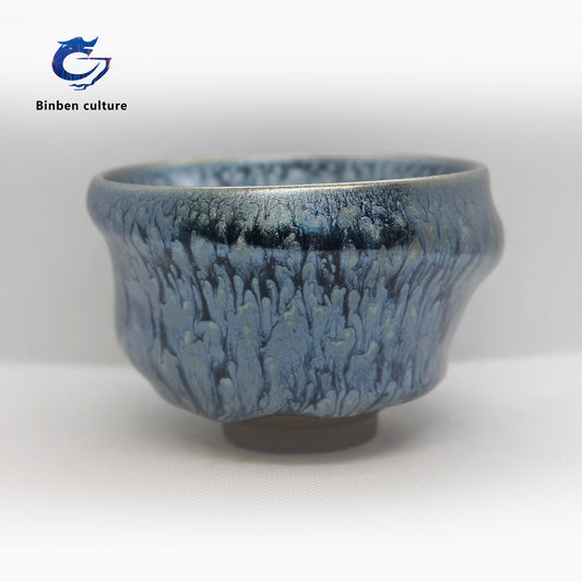 Lianhongda Jianzhan Type: Qiankun Cup Glazed Surface: Baihua