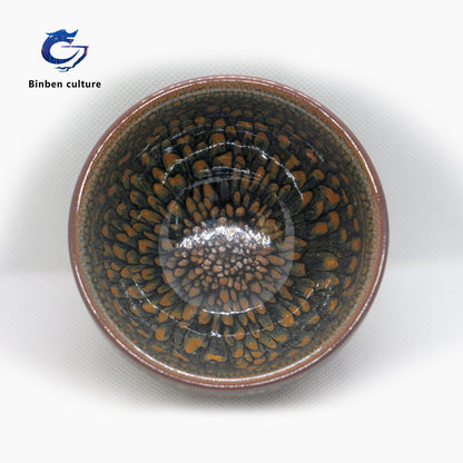 Lianhongda Jianzhan Type: General Cup Glazed Surface: Green Partridge