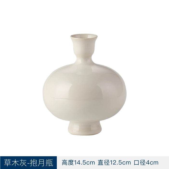 Chinese-style Zen imitation Song Dynasty vase, plant ash, ceramic flower arrangement, flower way, worship Buddha, clear supply, Japanese-style entrance ornament