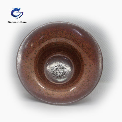 Chen Yuanfu Type: Emperor Cup Glazed Surface: Red Plum