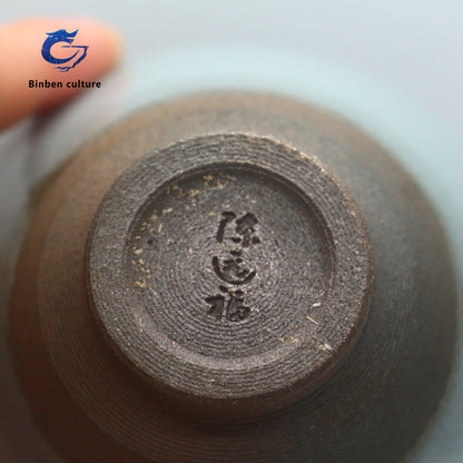 Chen Yuan Fujian Cup Type: Jar Cup Glazed Surface: Gray Shell