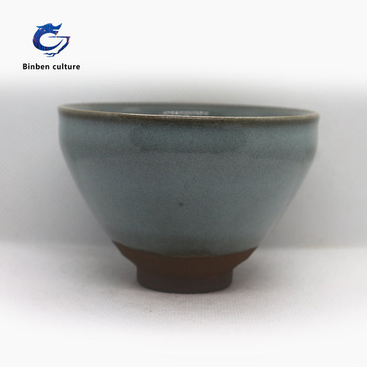 Chen Yuan Fujian Cup Type: Jar Cup Glazed Surface: Gray Shell