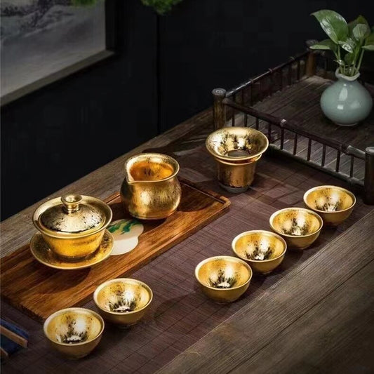 Songyu-Golden-tea sets