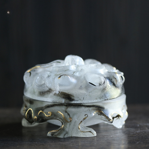 Frosted Lotus Incense Burner