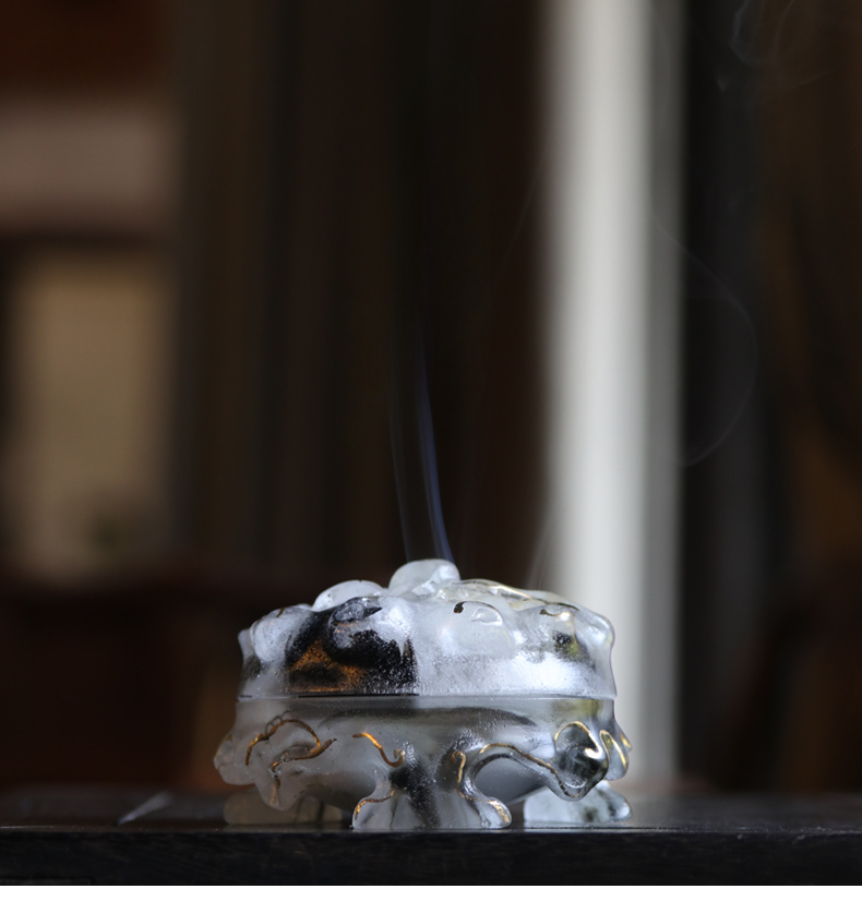 Frosted Lotus Incense Burner